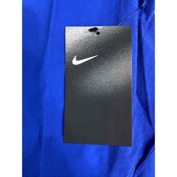 Nike Men's Baseball Pullover Jacket Windbreaker Short Sleeve Blue NEW $85 Small‎ - Picture 4 of 8